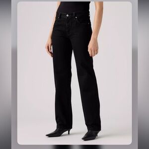 Womens Levi’s 501 90s Jeans, Size 27, Black